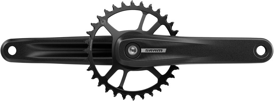 SRAM S100 Eagle Crankset - 155mm 32t Steel Chainring Aluminum Crankarms For Powerspine Bottom Bracket BLK 52mm Chainline B1