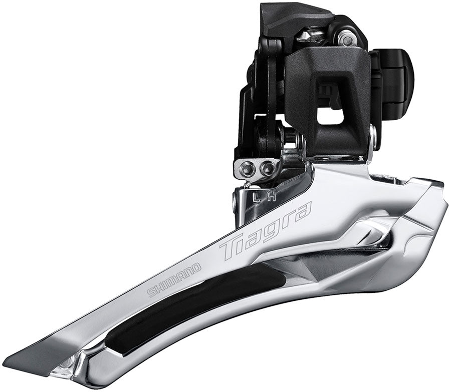 Shimano Tiagra FD-R4000-BL Front Derailleur - 11-Speed Double 34.9mm Band Clamp Down-Swing Down-Pull 52t Max