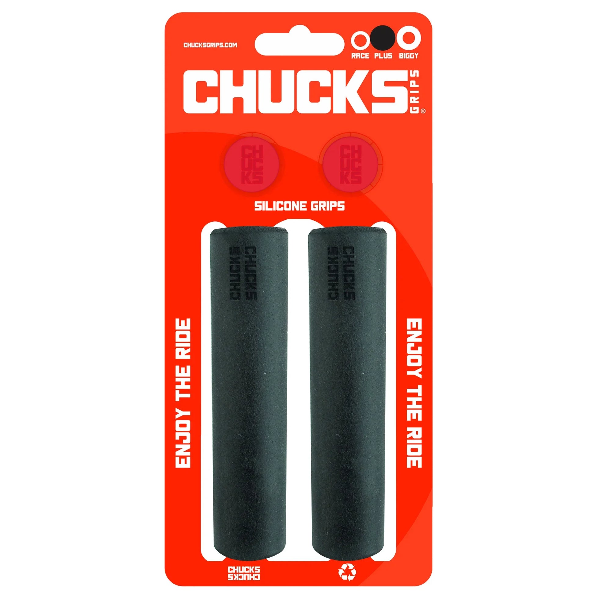 Plus Grips 130mm x 27.5mm Black - Bicycle Warehouse