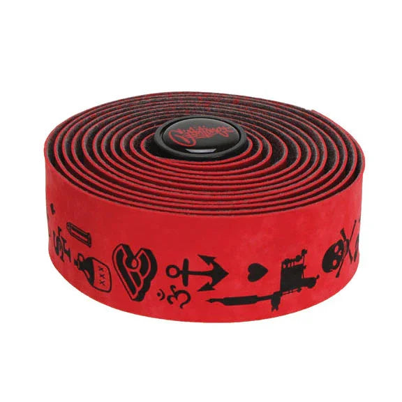 Velvet Handlebar Tape Mike Giant - Red - Bicycle Warehouse