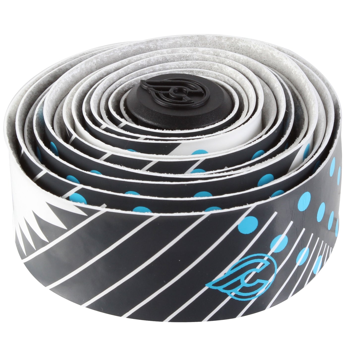 Volee Handlebar Tape Fantasy Blk/Wht/Blue - Bicycle Warehouse