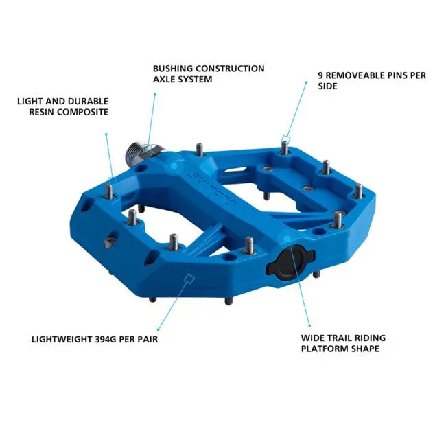 shimano pd-gr400 pedale Shimano Deore PD-GR400 Platform Bike Pedals – Bicycle Warehouse