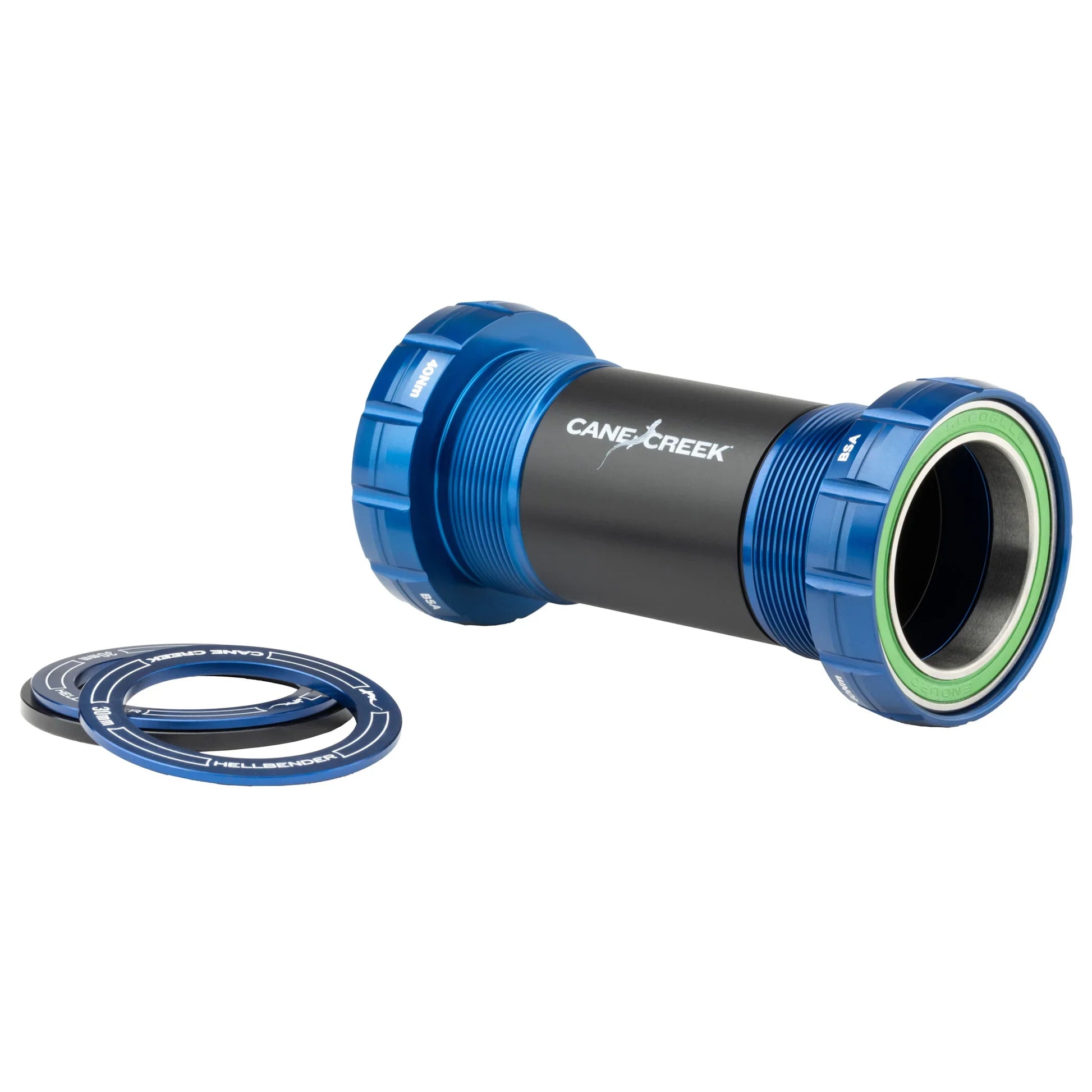 Hellbender 70 BSA Thread BB 30mm 68/73mm Blue - Bicycle Warehouse