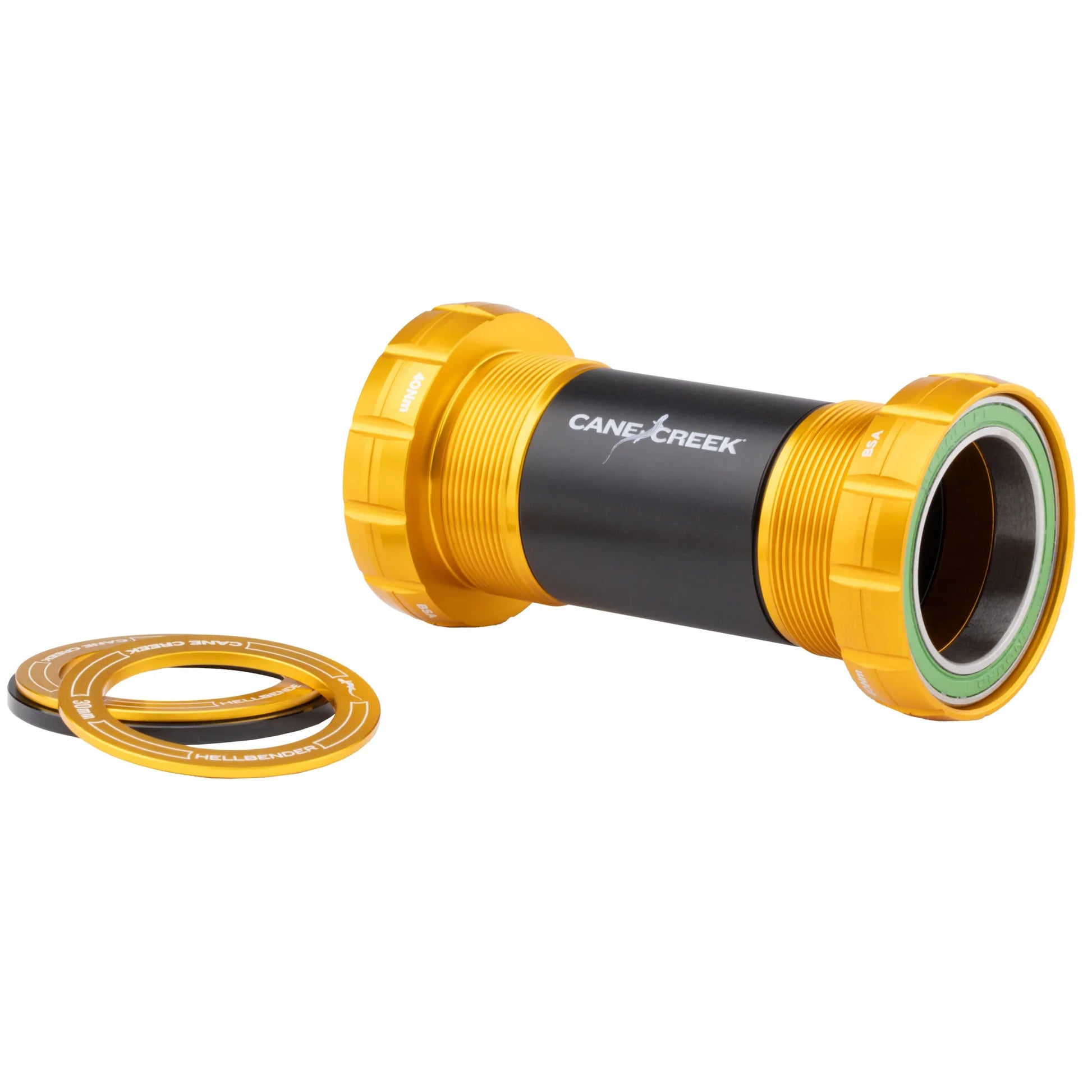 Hellbender 70 BSA Thread BB 30mm 68/73mm Gold - Bicycle Warehouse