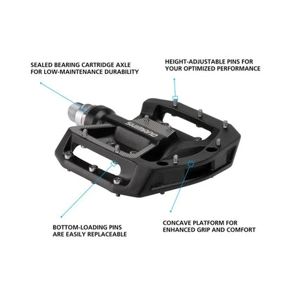 shimano pd-gr500 plattform pedal Shimano PD-GR500 Bike Platform Pedals – Bicycle Warehouse
