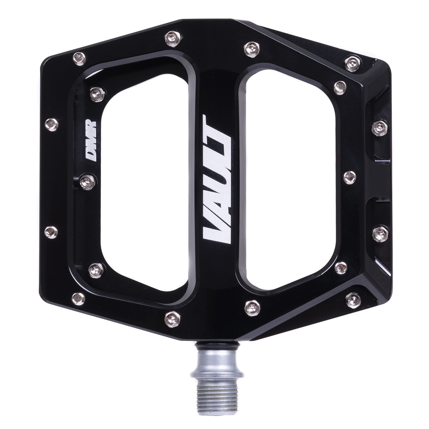 Vault Pedals - Platform Aluminum 9/16" Gloss Black - Bicycle Warehouse