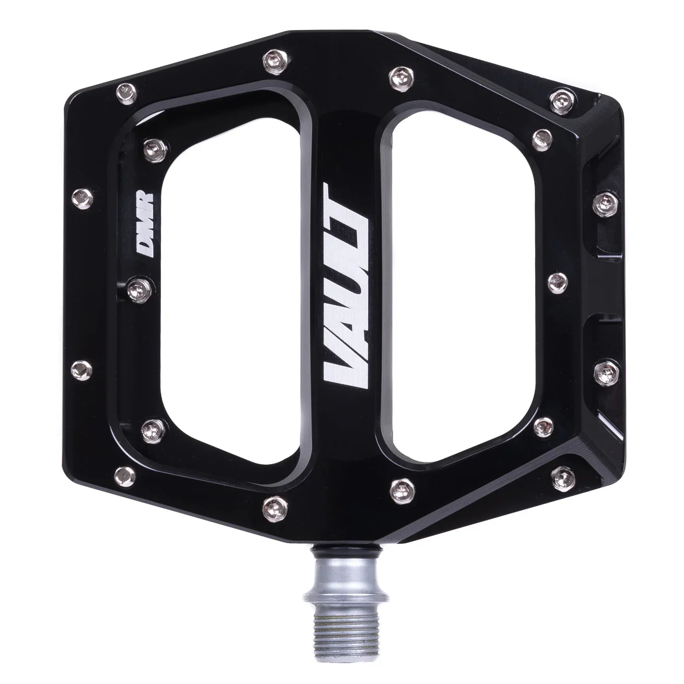 Vault Pedals - Platform Aluminum 9/16" Gloss Black - Bicycle Warehouse