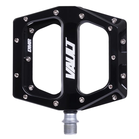 Vault Pedals - Platform Aluminum 9/16" Gloss Black - Bicycle Warehouse