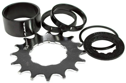 Single Speed Spacer Kit with 16t Cog - Bicycle Warehouse
