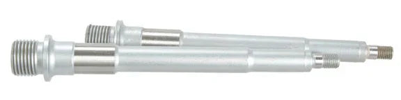 Vault Silver CrMo Pedal Spindle Kit 9/16" - Bicycle Warehouse