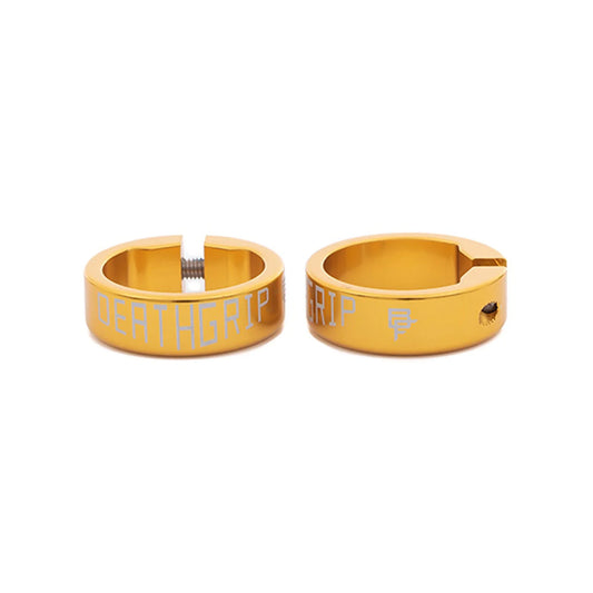 Brendog DeathGrip Clamps Gold - Bicycle Warehouse