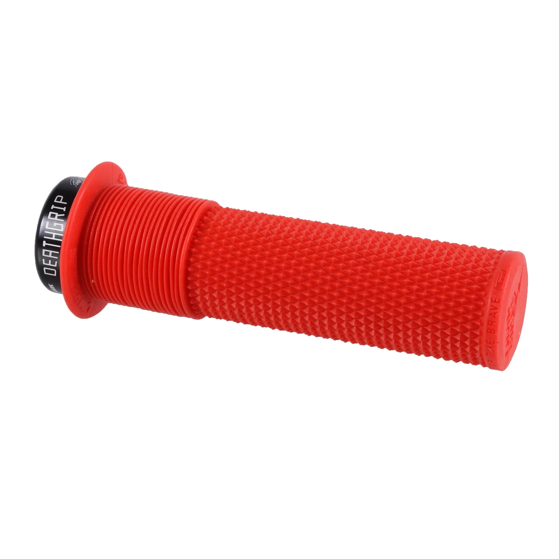 Brendog Flanged DeathGrip Thin - Red - Bicycle Warehouse