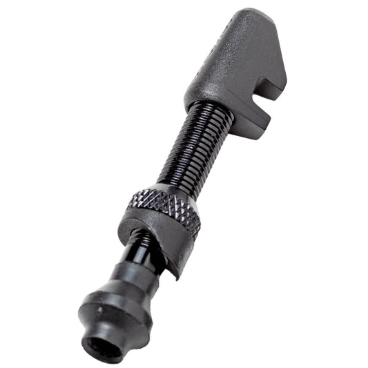 DT Swiss Aluminum Tubeless Valve - MTB Road 18-25mm Asymmetric Rim BLK Single - Bicycle Warehouse