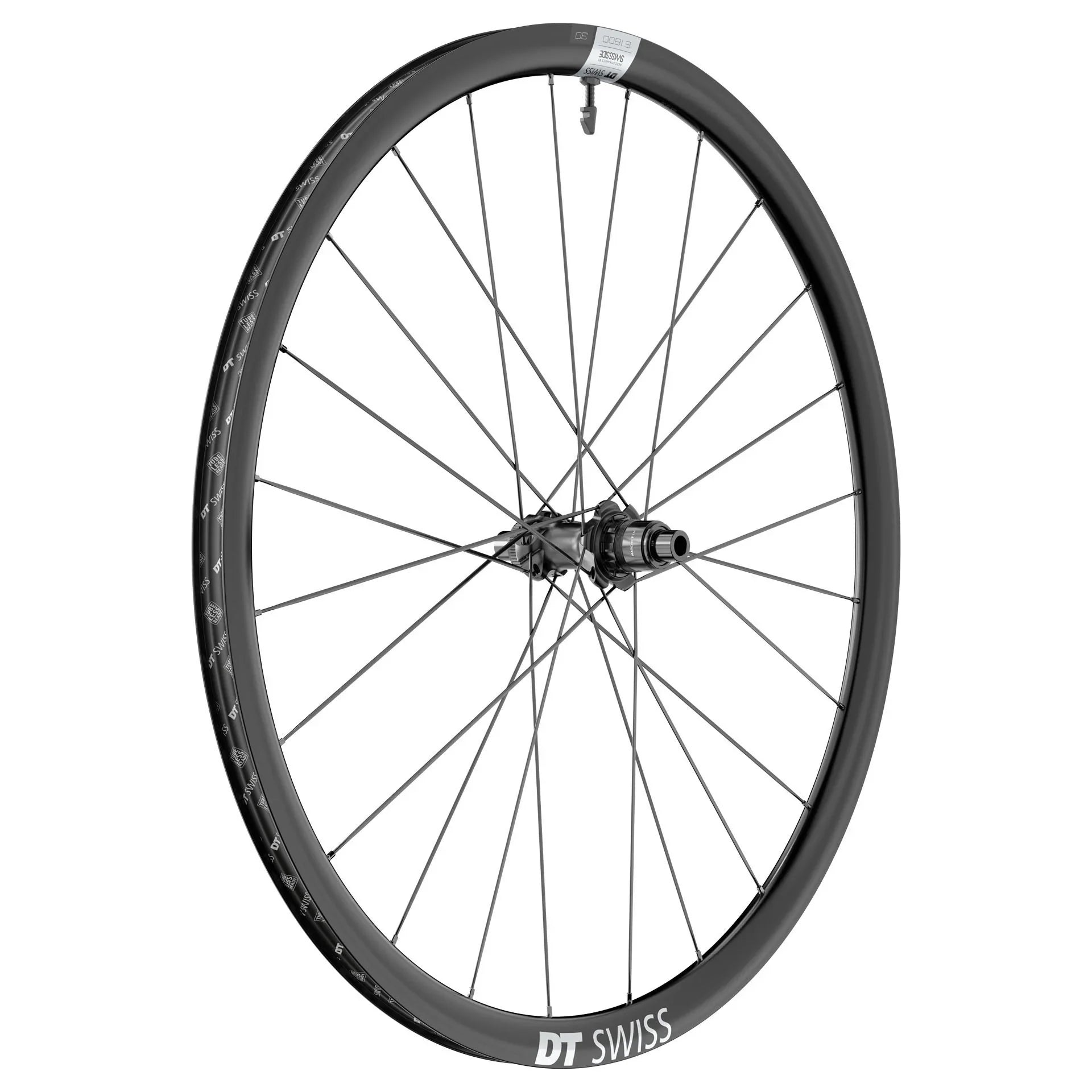 E 1800 Spline 30 Rear Wheel - 700c 12 x 142mm Center-Lock XDR Ratchet LN 18 BLK - Bicycle Warehouse