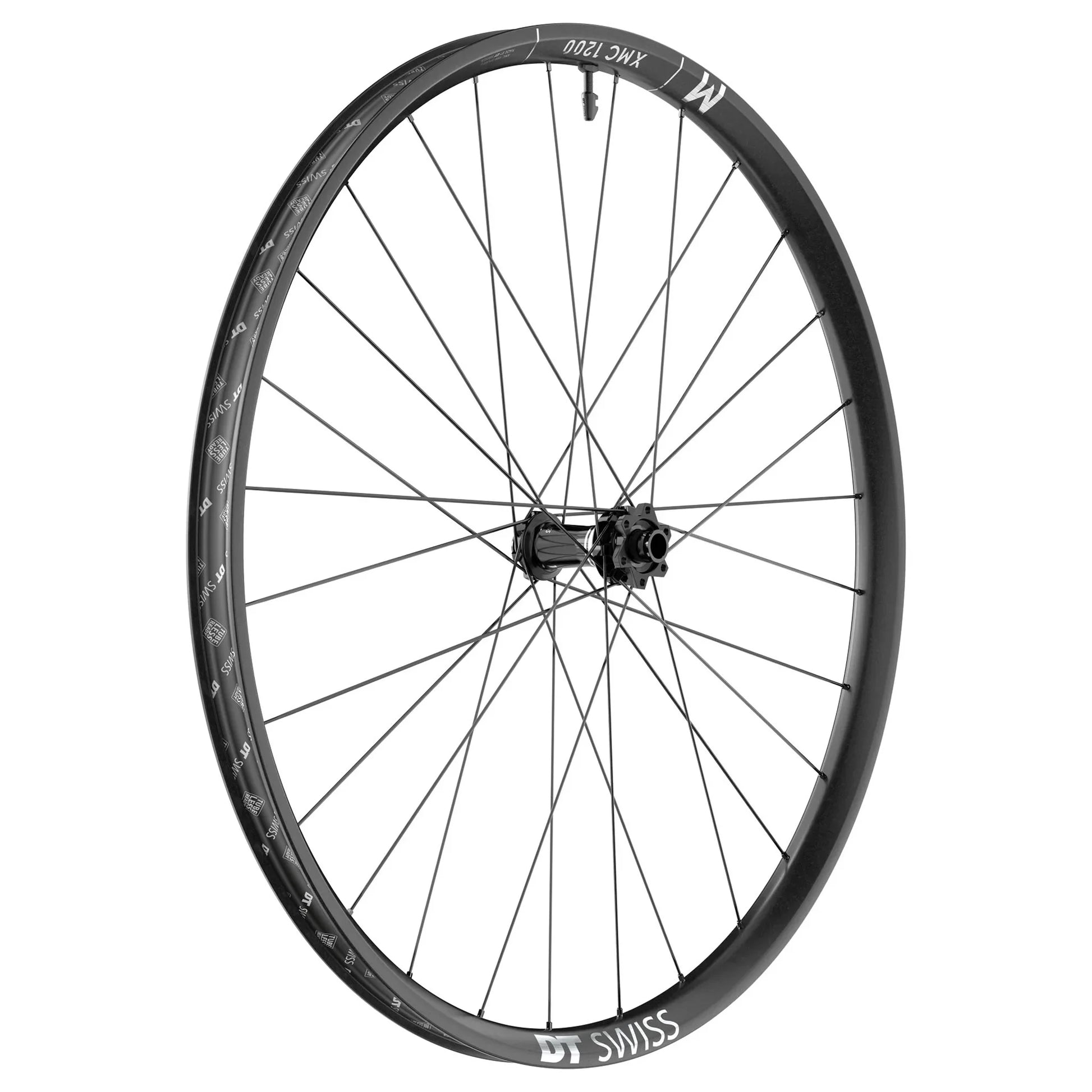 XMC 1200 Spline Front Wheel - 29" 15 x 110mm 6-Bolt Black - Bicycle Warehouse