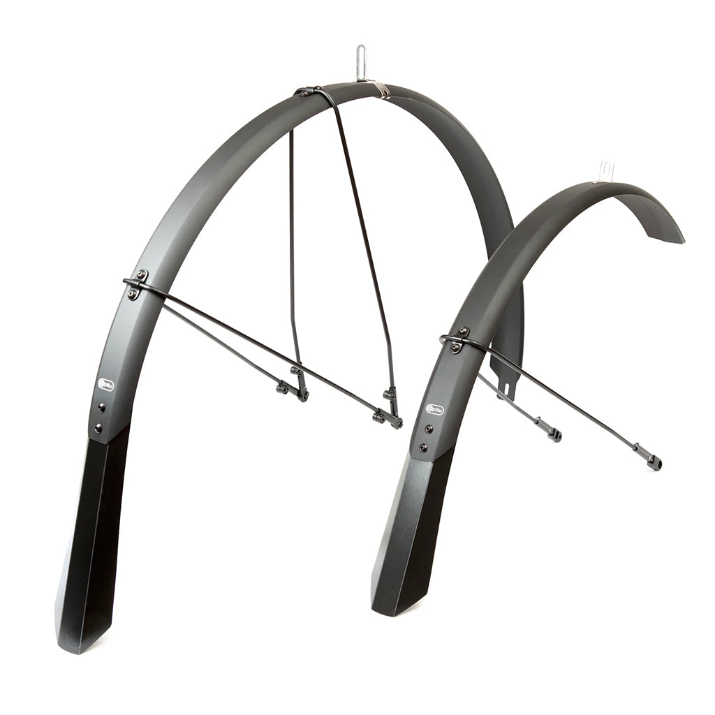Full Metal Fenders 700c Black - 55mm - Bicycle Warehouse