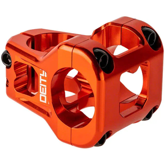 Deity Components Cavity 35mm (31.8) Stem Orange - Bicycle Warehouse