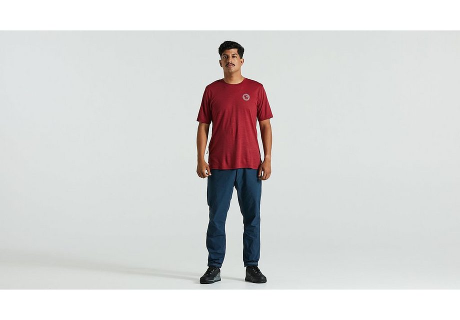 Specialized S/F Wool Tee Ss Men Pomegranate Red Xs