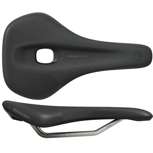 Ergon SR Allroad Pro Mens Saddle M/L Black - Bicycle Warehouse