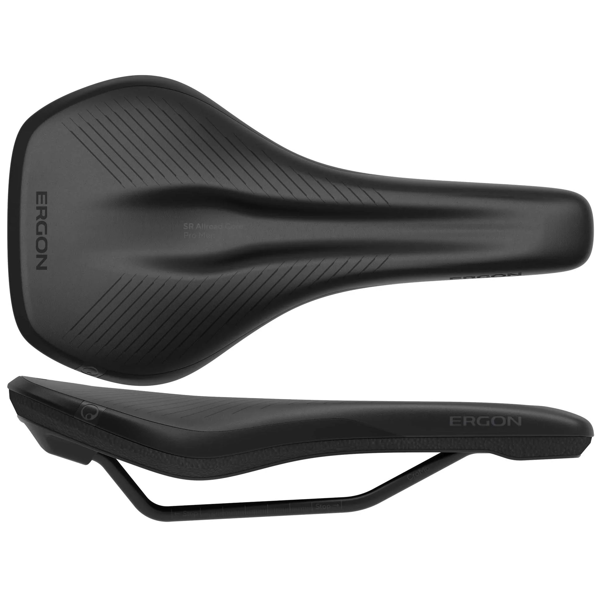 SR Allroad Core Pro Saddle - MD/LG Stealth - Bicycle Warehouse