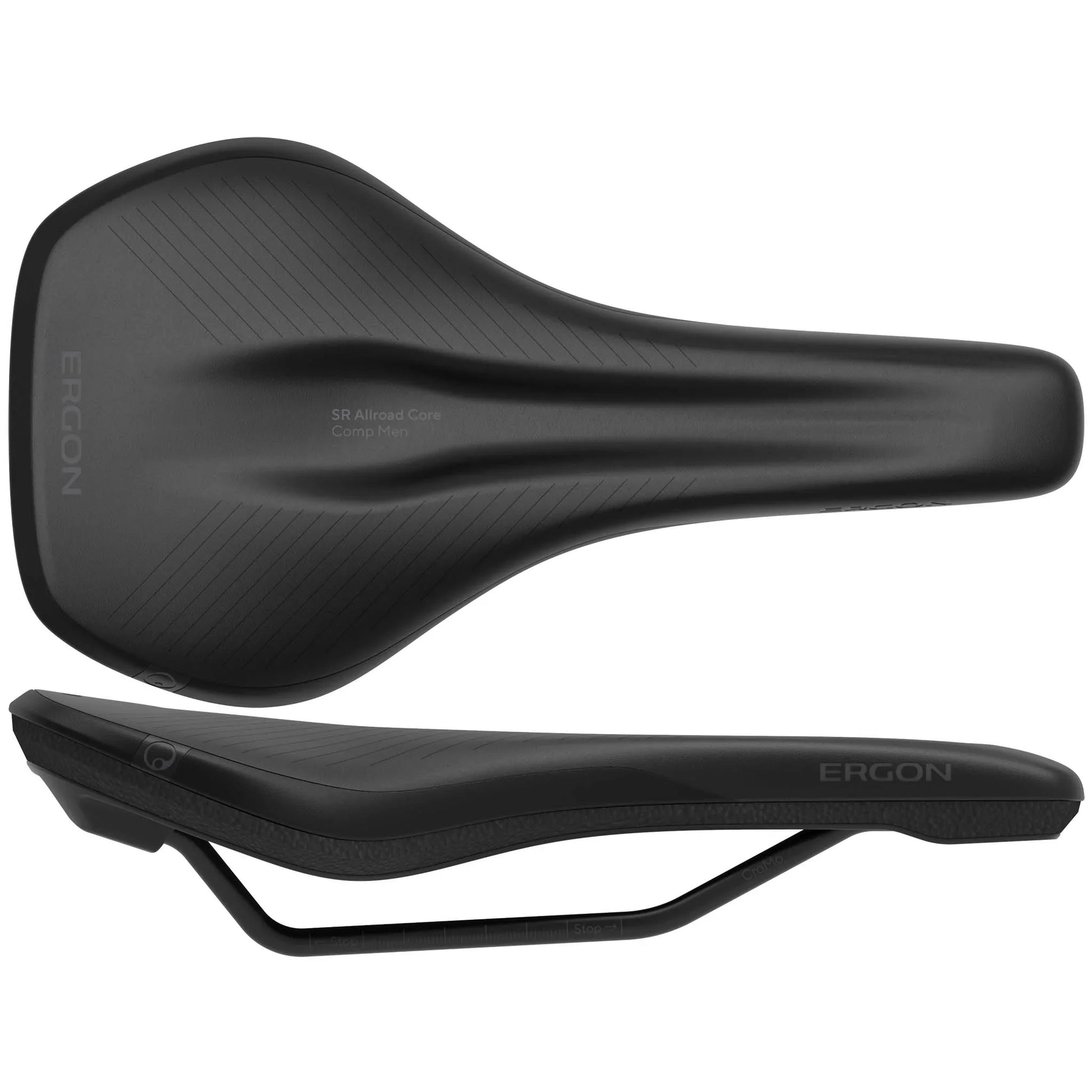 SR Allroad Core Comp Saddle - MD/LG Black/Gray - Bicycle Warehouse