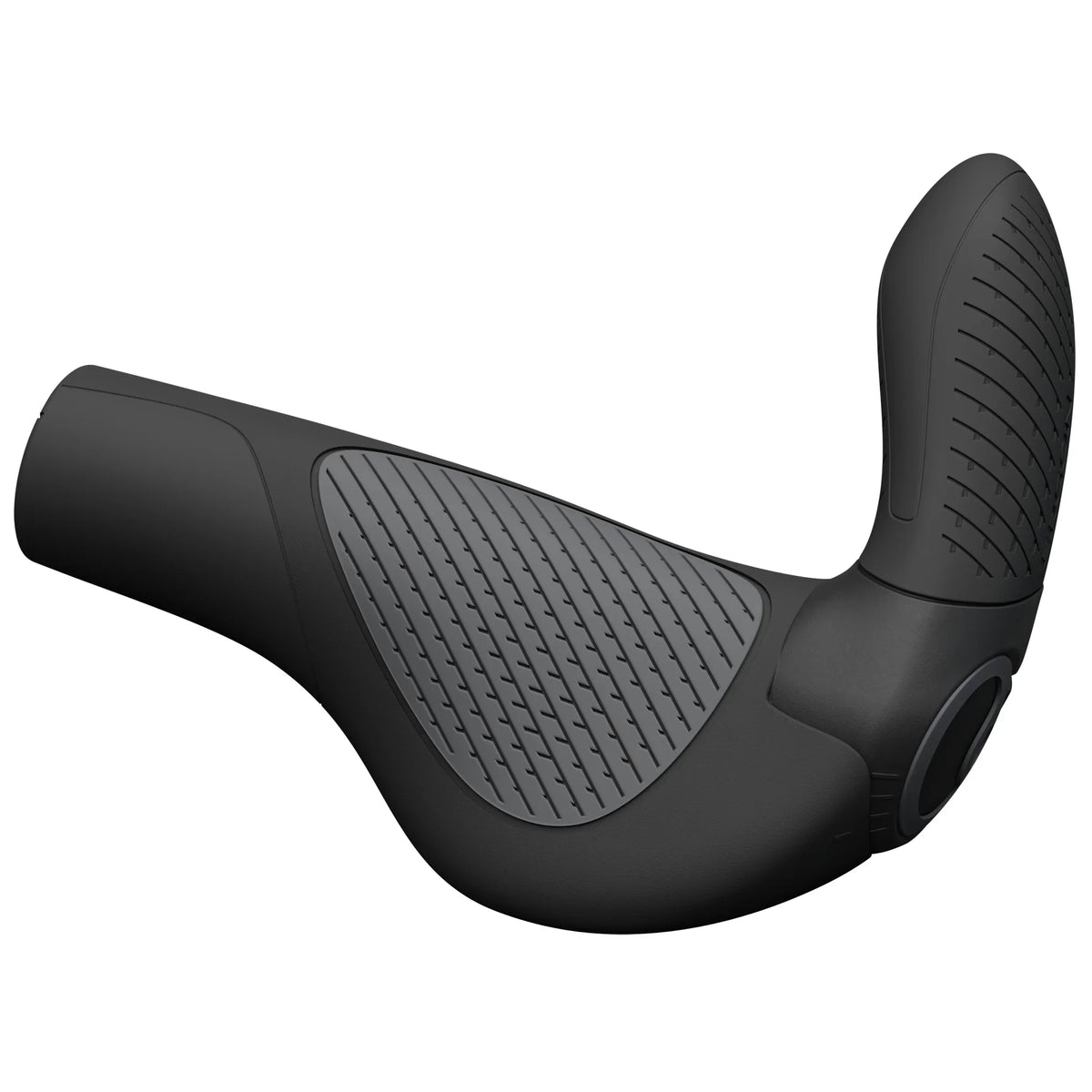 Ergon GP3 Evo Grips Large Black/Gray - Bicycle Warehouse