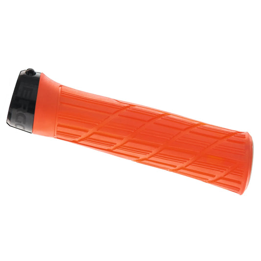 GE1 Evo Factory Slim Grips - Frozen Orange Lock-On - Bicycle Warehouse