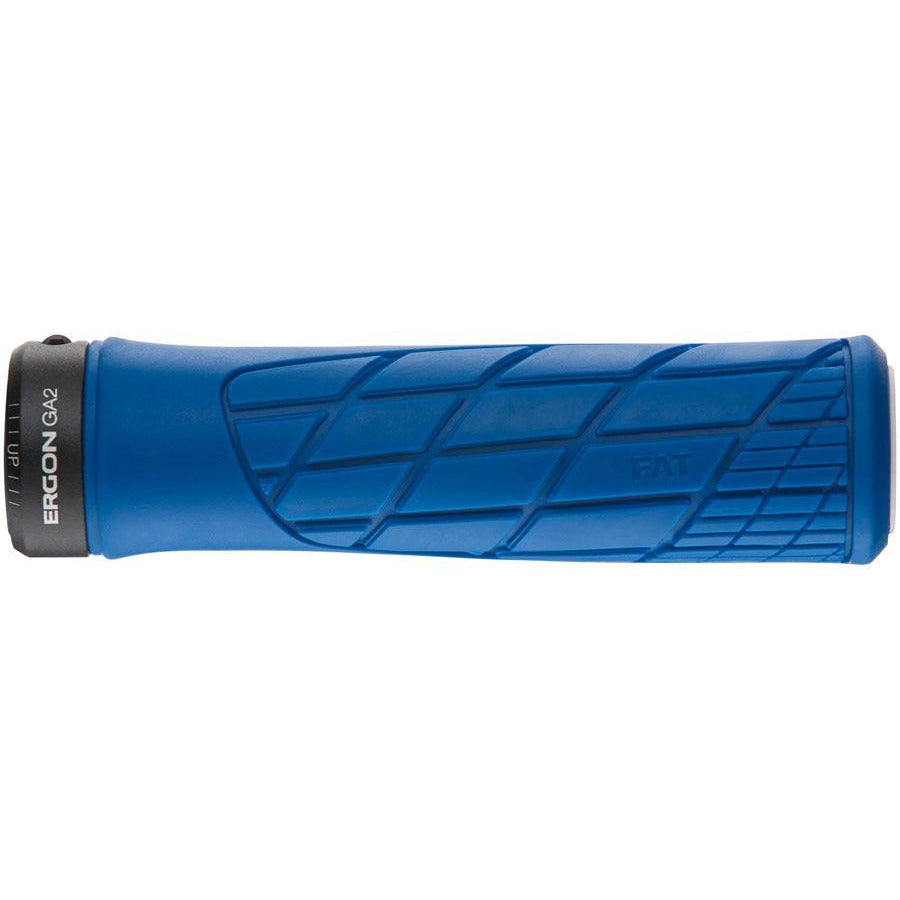 Ergon GA2 Bike Handlebar Grips - Midsummer Blue, Lock-On