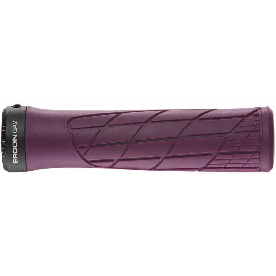 Ergon GA2 Bike Handlebar Grips - Purple Reign, Lock-On