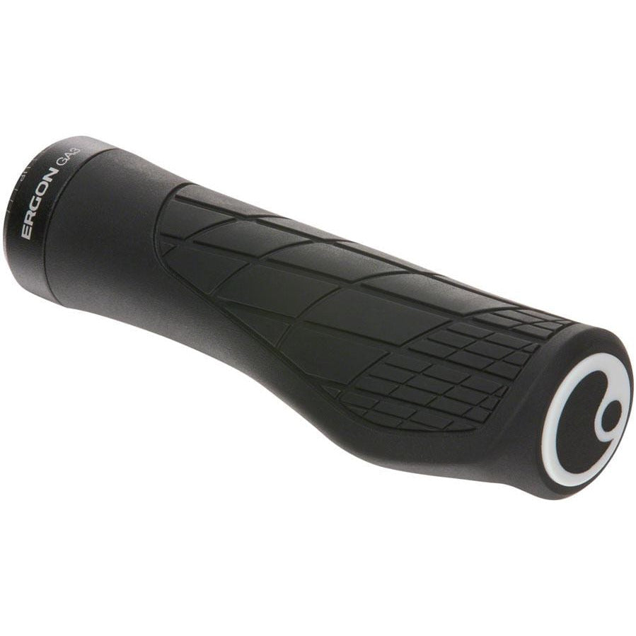 Ergon GA3 Bike Handlebar Grips - Black, Lock-On, Large