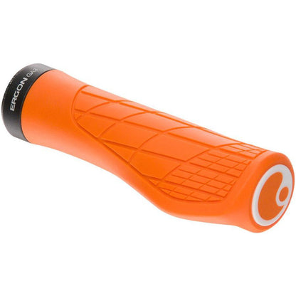 Ergon GA3 Bike Handlebar Grips - Juicy Orange, Lock-On, Large