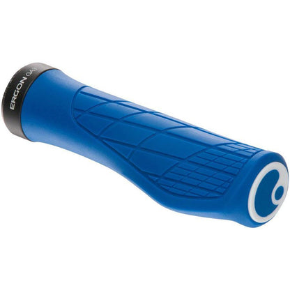 Ergon GA3 Bike Handlebar Grips - Midsummer Blue, Lock-On, Small