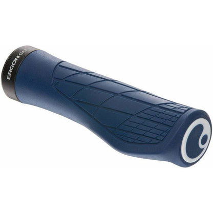 Ergon GA3 Bike Handlebar Grips - Nightride Blue, Lock-On, Large