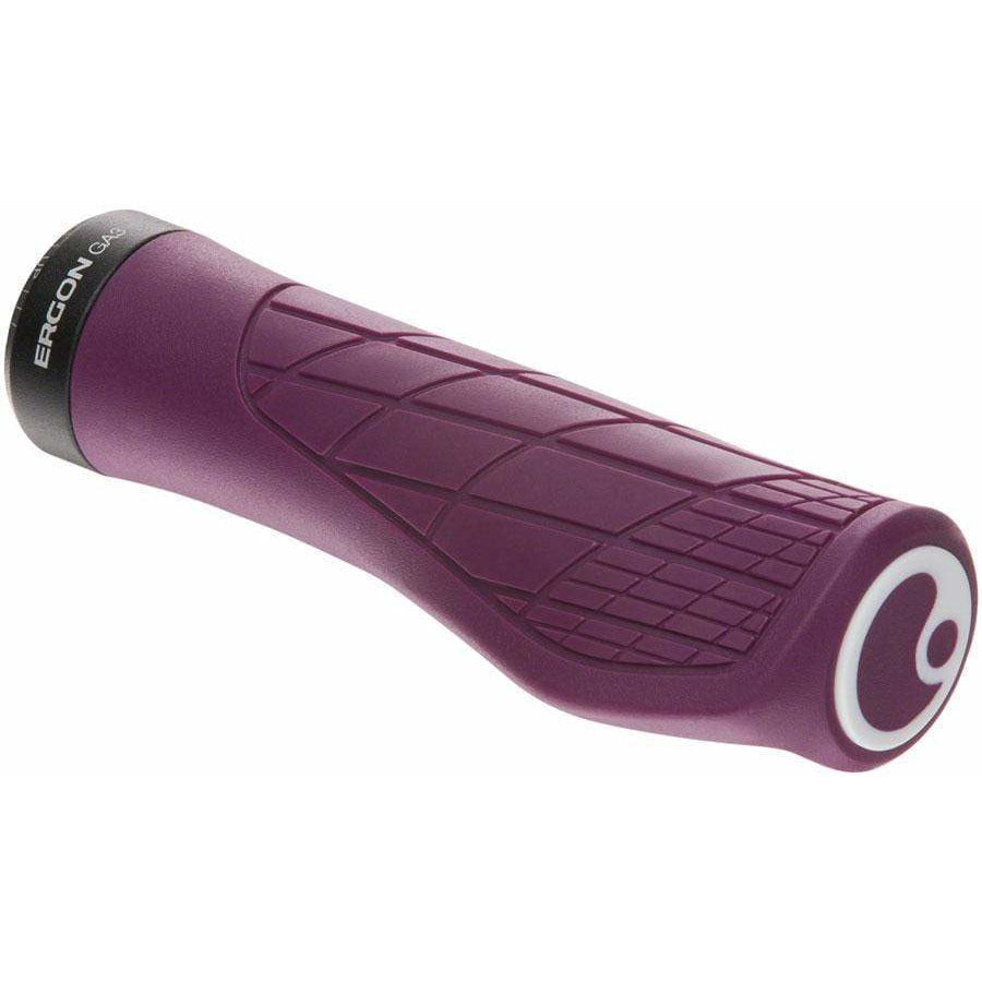 Ergon GA3 Bike Handlebar Grips - Purple Reign, Lock-On, Large