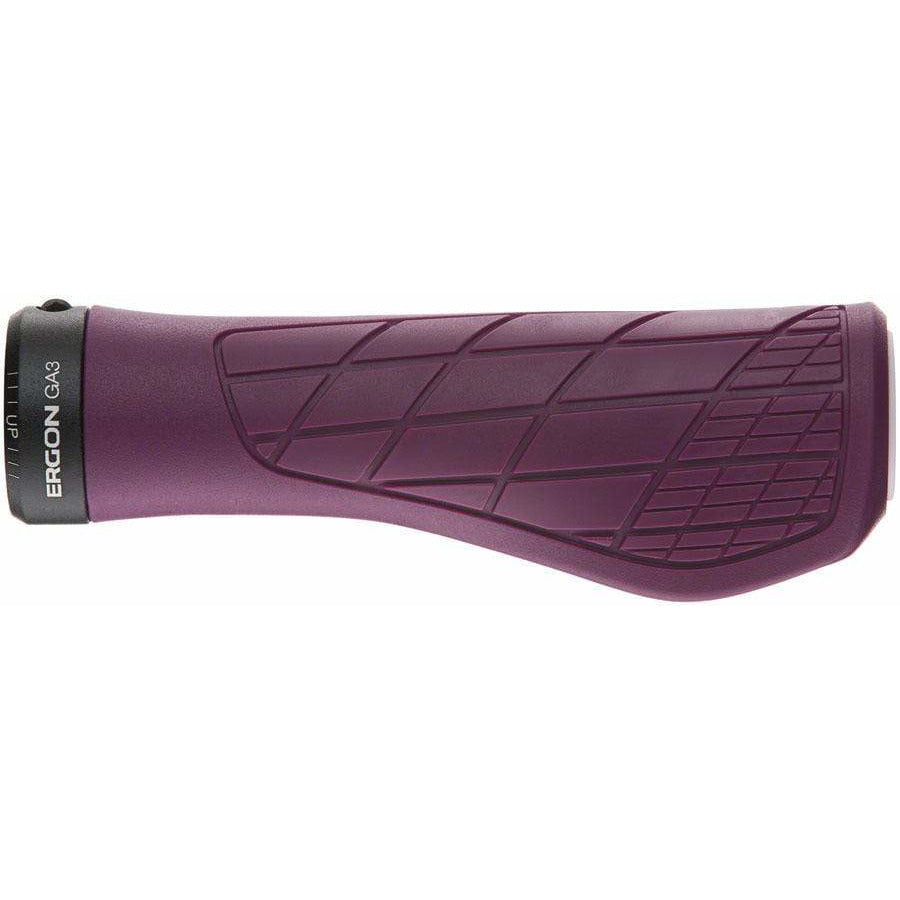 Ergon GA3 Bike Handlebar Grips - Purple Reign, Lock-On, Large