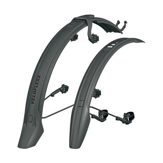 Veloflexx 65 26" Clip-On Fender Set - 26x2.35 Black - Bicycle Warehouse