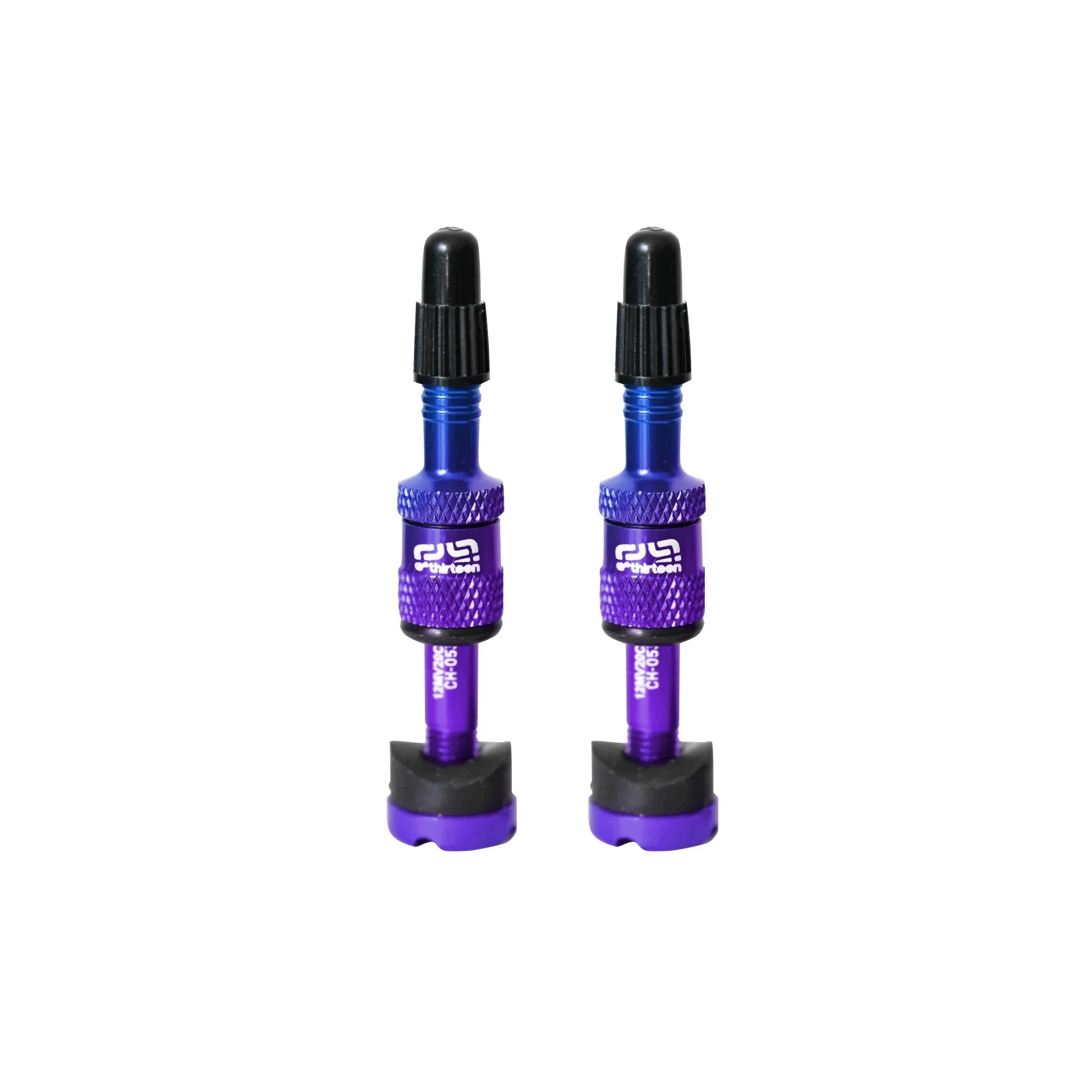 e*thirteen Quick Fill Plasma Tubeless Valve - Aluminum 23 - 31mm Intergalactic Pair - Bicycle Warehouse