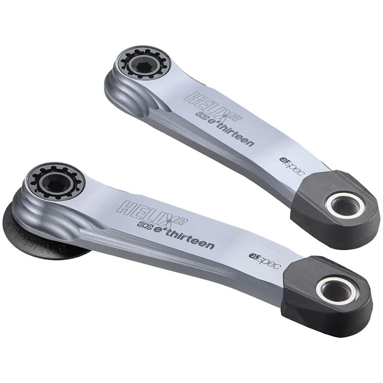 e*thirteen Helix Race Alloy e*spec Crank Arm Set - BOSCH Gen4-Brose S Mag-TQ HPR50 26.5mm Offset 155mm Self Extractor Silver - Bicycle Warehouse