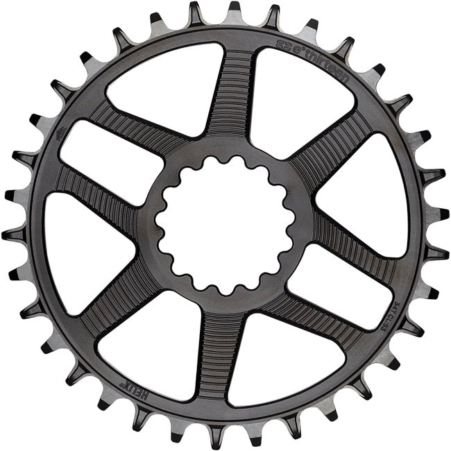 e*thirteen Helix R Chainring - 32t 11/12-Speed 52/55mm Flip Flop CL 3.5mm Offset e*thirteen DM BLK - Bicycle Warehouse
