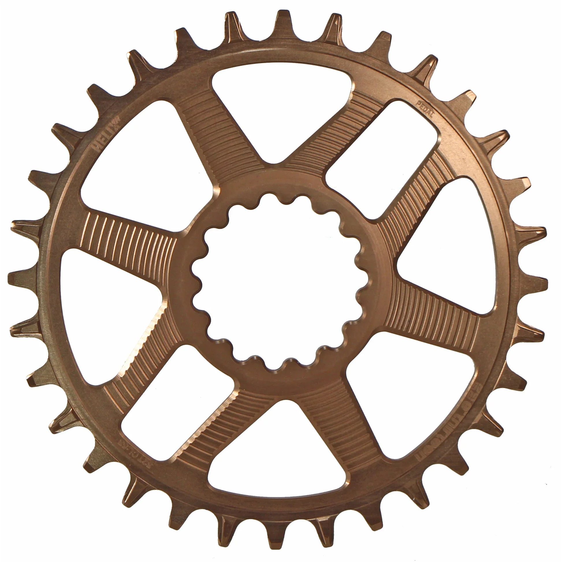 Helix R Guidering (52/55 Flip Flop) 30t - Bronze - Bicycle Warehouse