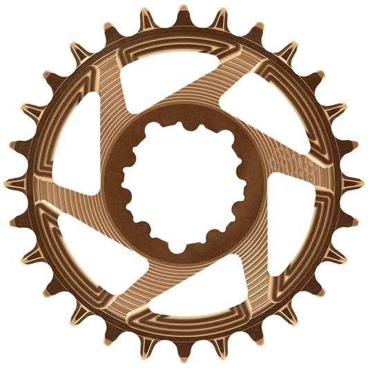 Helix R Guidering(3mm Offset)3-Bolt 28t Bronze - Bicycle Warehouse