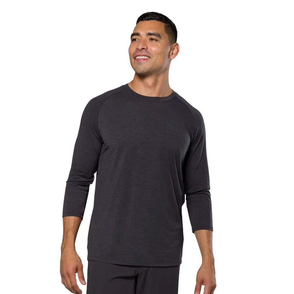 color:PHANTOM||view:SKU Image Primary||gender:Men||seo:Men's Canyon Merino 3/4 Sleeve Jersey