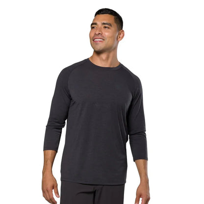 color:PHANTOM||view:SKU Image Primary||gender:Men||seo:Men's Canyon Merino 3/4 Sleeve Jersey