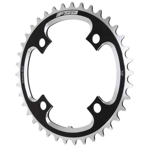 DH 3mm Chainring 104BCD x 38T - Black - Bicycle Warehouse