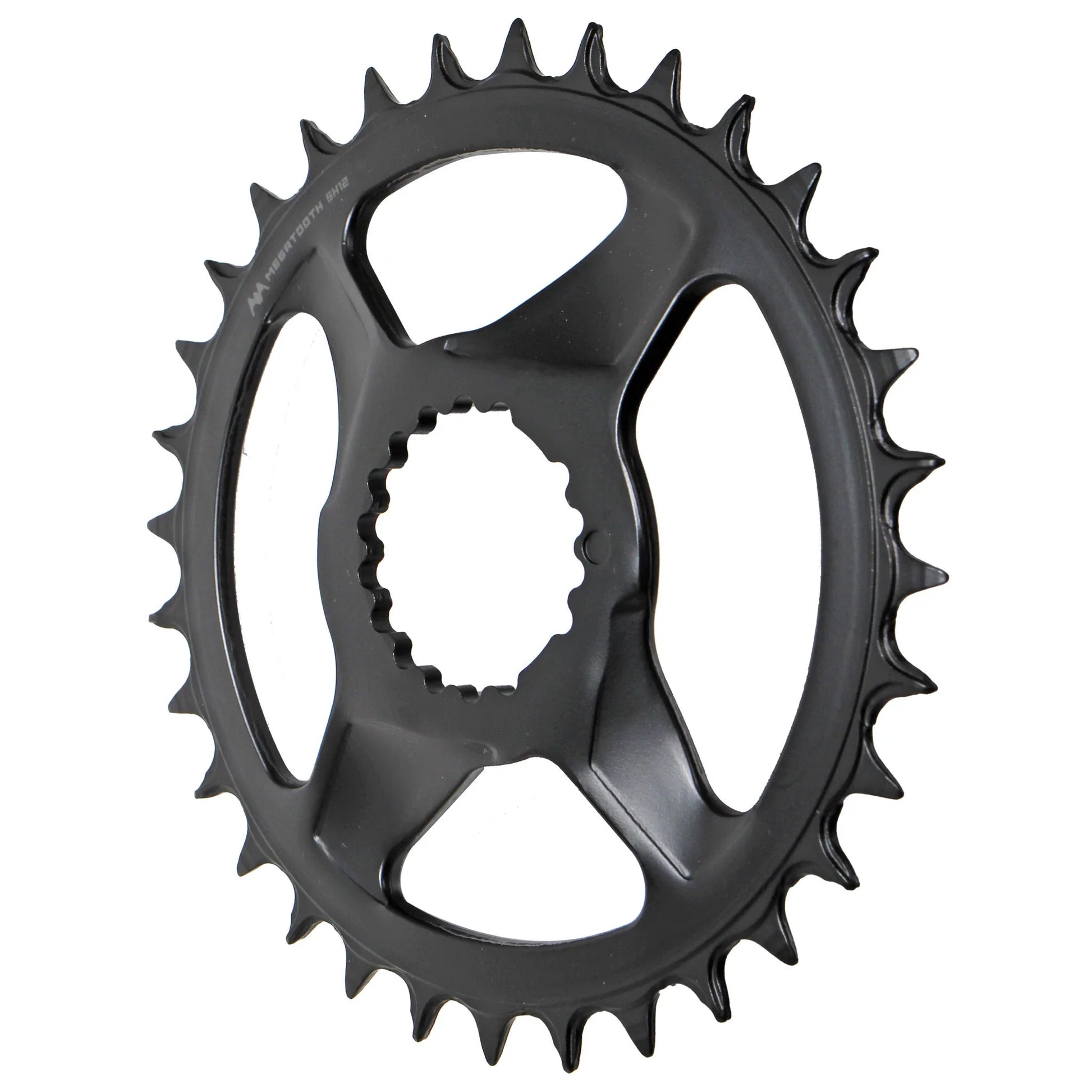 Full Speed Ahead Comet MegaTooth Direct Mount Chainring - 30t Direct Mount For 12-Speed Shimano Hyperglide+ BLK - Bicycle Warehouse