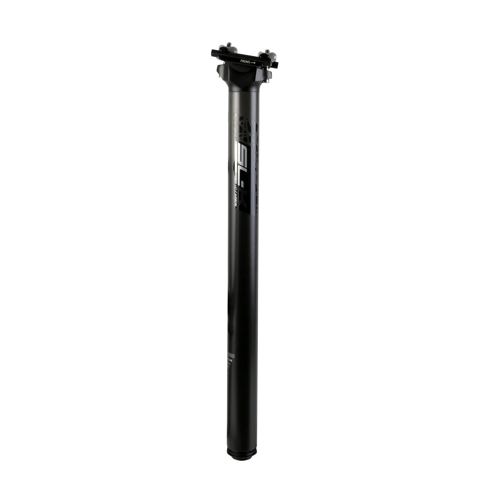 Full Speed Ahead SL-K Carbon SB0 Seatpost 27.2 x 400mm Black Graphic - Bicycle Warehouse