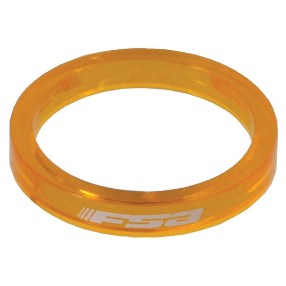 PolyCarb Headset Spacer 1-1/8"x5mm Orange 10/C - Bicycle Warehouse