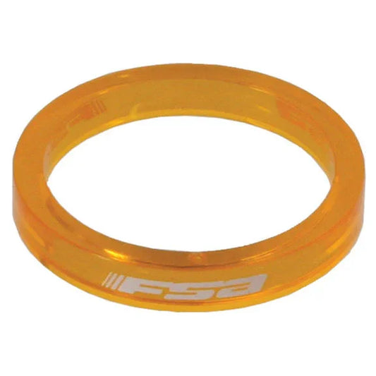 PolyCarb Headset Spacer 1-1/8"x5mm Orange 10/C - Bicycle Warehouse