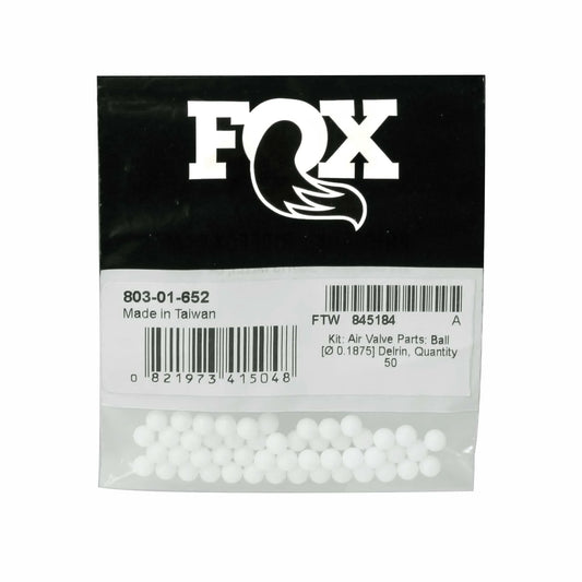 FOX Air Valve Ball - .1875" Derlin QTY 50 - Bicycle Warehouse