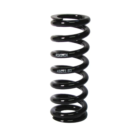 FOX Steel Rear Shock Coil Spring - 600 lb. x 2.8" Spring Travel 6.382 TLG Total Spring Length BLK - Bicycle Warehouse